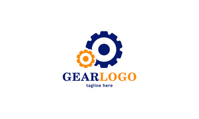 GEAR logo design template vector