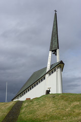 modern church in Iceland