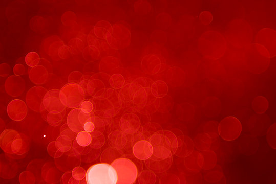 Ruby red bokeh background