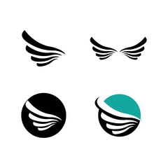Wing Logo Template vector icon design