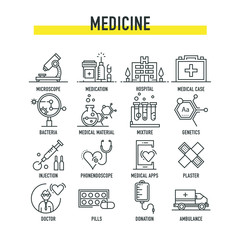Medicine Icon Set