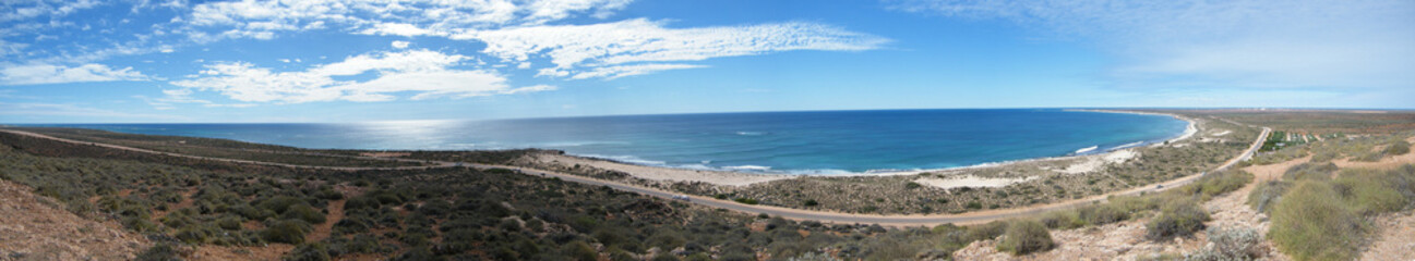 Fototapeta na wymiar Australia, Exmouth, Beach, Panorama