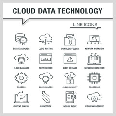 Fototapeta premium XXX LINE ICONS