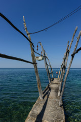 Obraz premium old boat garage