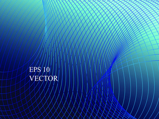 EPS 10 vector. Futuristic colorful background. Backdrop with lines and waves.