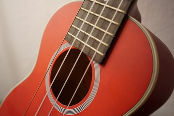 Obraz premium Red ukulele