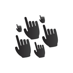 Website clicks icon with pointer icon - unscrupulously acquiring website clicks