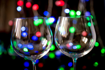 two glasses of wine art
