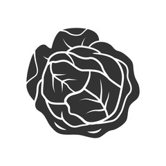 Cabbage glyph icon
