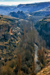 Hoces del rio Duratón en Segovia.. España. Europa.