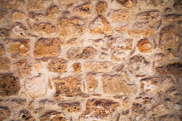 Background of antique stone wall in Turkey,Antalya