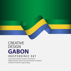 Gabon Independence Day Celebration Creative Design Illustration Vector Template