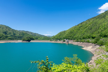 Fototapeta na wymiar 御岳湖