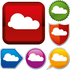 Set shiny icon series on buttons. Cloud.