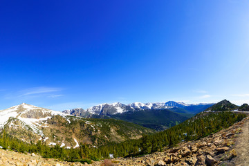 Rocky Mountains in summer