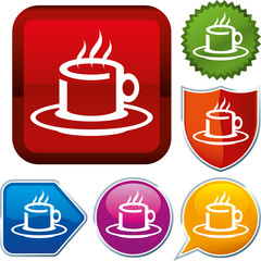 Set shiny icon series on buttons. Coffee.