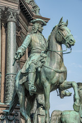 Fototapeta premium Element of the old Memorial monument of empress Maria Theresa in Vienna, Austria