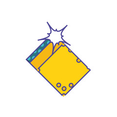 Isolated cleaning sponge design icon vector ilustration