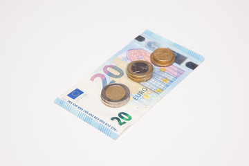 Euros, dinero en billetes y monedas, especulación, bancos, economía