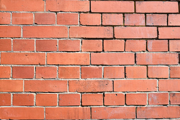 Background from a red clinker brick wall
