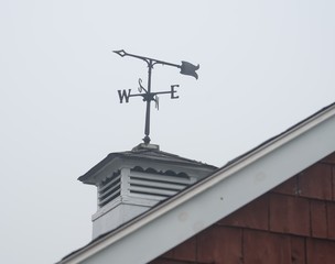 weather vane on the roof