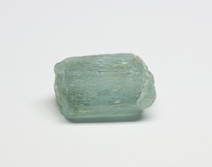 Aquamarine raw gemstone crystal