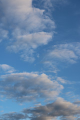 blue sky with clouds