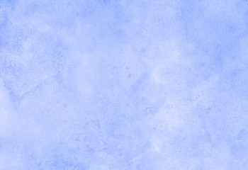 Obraz premium Sky shades aquarelle painted paper textured canvas for vintage design, invitation card, template. Simple blue color watercolor illustration. Creative background, smeared light turquoise frame