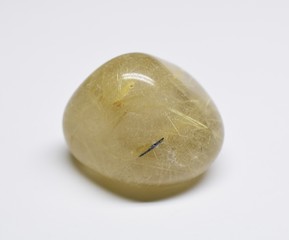 Rutile Quartz tumbled