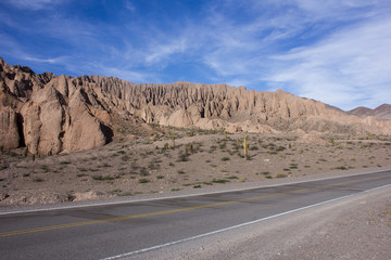 road in desert - Andes - Ar