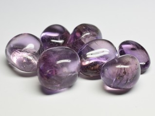 Aquamarine tumbled gemstones