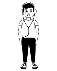 people listening music