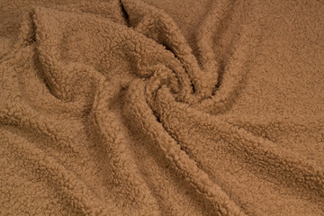 Closeup karakul fur texture to background