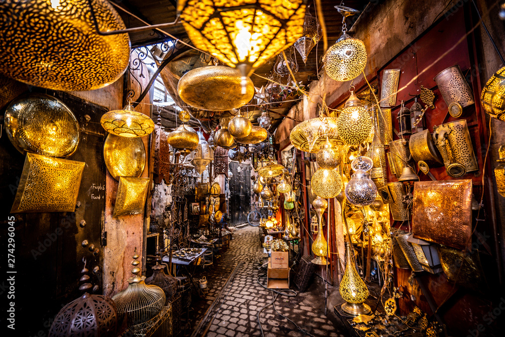 Wall mural Souk Marrakech