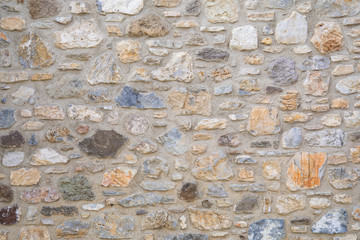 Old stone brick wall background texture 