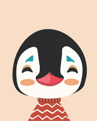 Cute penguin.