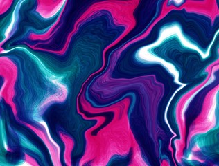 Obraz premium Trend kolorowe tło, wykonane w technice fluid art. Abstrakcyjna marmurowa tekstura, może służyć jako modne tło dla plakatów, kart, zaproszeń, tapet. Płynna sztuka. Sztuka współczesna.