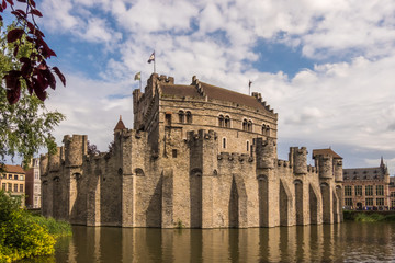 Obraz premium Gravensteen Castle in Ghent