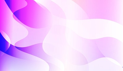 Geometric Wave Shape with Gradient Blurred Abstract Background. For Greeting Card, Flyer, Poster, Brochure, Banner Calendar. Vector Illustration.