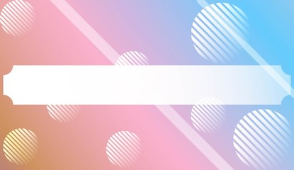 Abstract Background With Gradient Shape, Line, Circle, Space for Text. For Your Design Wallpapers Presentation. Vector Illustration with Color Gradient.