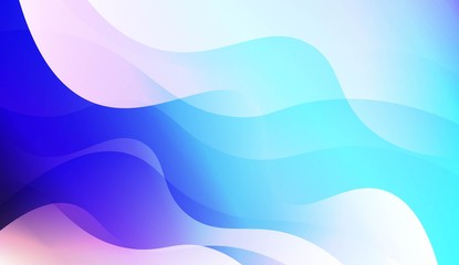 Vibrant And Smooth Gradient Soft Colors Wave Geometric Shape. For Cover Page, Poster, Banner Of Websites. Vector Illustration.