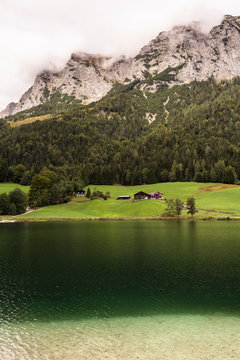 Hintersee, Ramsau, Bavaria, Germany: The little, but romantic Hintersee framed by high towering mountains which used to be a popular location for landscapists.