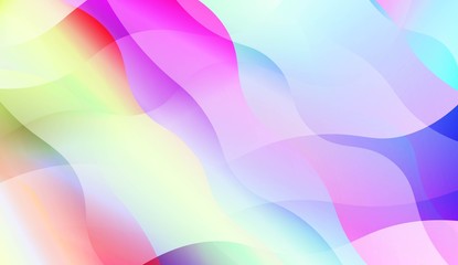 Wave Abstract Background. For Flyer, Brochure, Booklet And Websites Design Vector Illustration with Color Gradient.