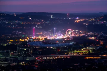 Der Cannstatter Wasen bei Sonnenuntergang © 0711bilder