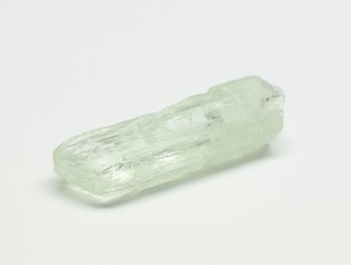 Aquamarine raw gemstone crystal