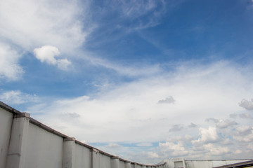 Obraz premium blue sky and clouds