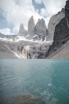 Los Torres base , Torres del Paine, Chile, Patagonia