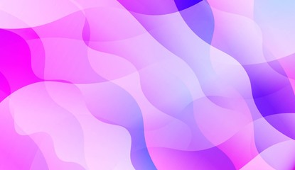 Wavy Background with Lines. Design For Your Header Page, Ad, Poster, Banner. Vector Illustration with Color Gradient.