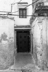 Fototapeta na wymiar Old doors in Moroccan old city