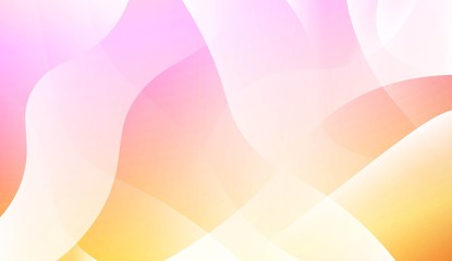 Template Abstract Background With Curves Lines, Wave Shape. For Business Presentation Wallpaper, Flyer, Cover. Vector Illustration with Color Gradient.